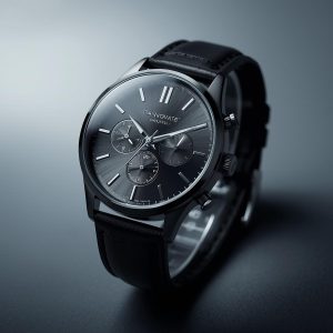 canovate chronos stealth black chronograph