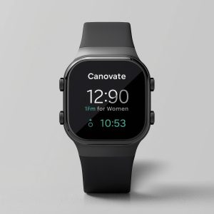 canovate '1fm' minimalist digital smartwatch for women